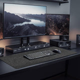 Large Felt Desk Mat, 40''X16'' with Non-Slip Full Desk Mouse Pad,Office Computer Desk for Keyboard Mat,Felt Desk Mat for Desk Pad Protector（100X40Cm）