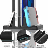 Vertical Laptop Stand, Adjustable 4 in 1 ABS