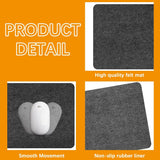 Large Felt Desk Mat, 40''X16'' with Non-Slip Full Desk Mouse Pad,Office Computer Desk for Keyboard Mat,Felt Desk Mat for Desk Pad Protector（100X40Cm）